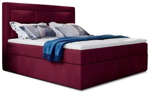 Boxspring KORBELA 17 180x200 vínově červená