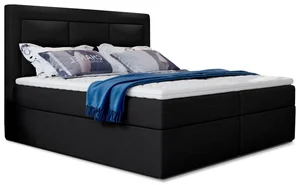 Boxspring KORBELA 20 140x200 cm, černá Sawana 14