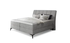 Boxspring PLANIFLORA 11 180x200 cm šedá látka