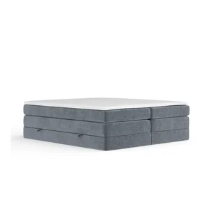 Boxspring postel Juniper 200x200 cm s úložným prostorem, bez čela