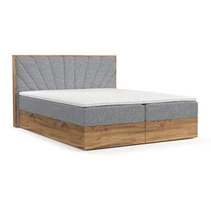 Boxspring postel s úložným prostorem 180x200 cm Asahi