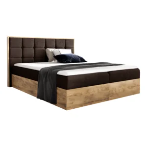 Boxspringová postel 140x200 Paros/Dub Lancelot – Wood 1