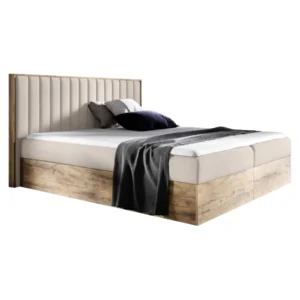 Boxspringová postel 140x200 Paros/Dub Lancelot – WOOD 4