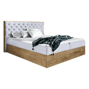 Boxspringová postel 160×200 Paros/Dub Lancelot WOOD 3