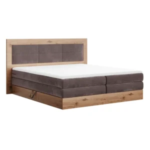 Boxspringová postel 160x200 cm hnědá RENIZE NEW