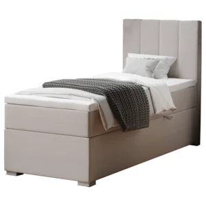 Boxspringová postel 90x200 cm pravá BRED taupe