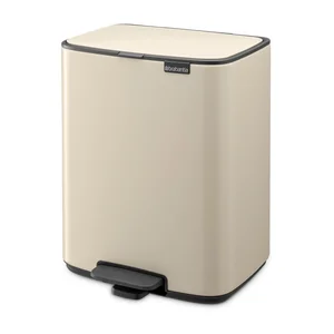 Brabantia Béžový 12 l nášlapný odpadkový koš