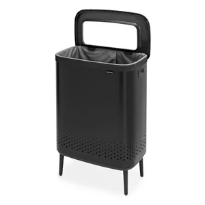 Brabantia Bo Hi 90 l kovový koš na prádlo, matně černý