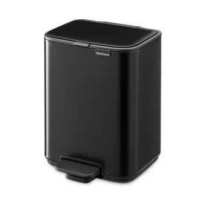 Brabantia Bo – Nášlapný ocelový odpadkový koš 4 l, matně černý