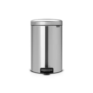 Brabantia NewIcon Nášlapný koš 20 l, matně stříbrný