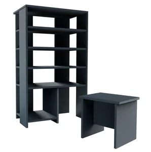 BRADLEY botník se stoličkou – antracit