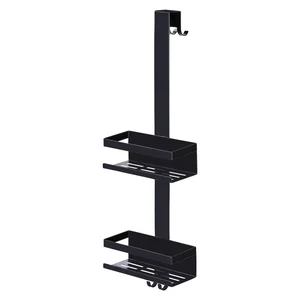 Bribano – Černá závěsná koupelnová polička z nerezové oceli