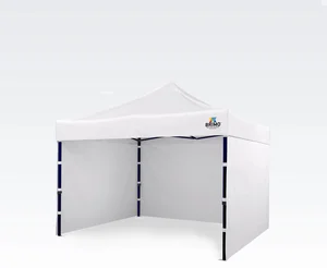 BRIMO Altán 3x3m s třemi stěnami, bílý, ocelový rám