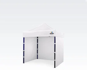 BRIMO Party Stan 2x2 m s 3 stěnami, bílý, ocelová konstrukce