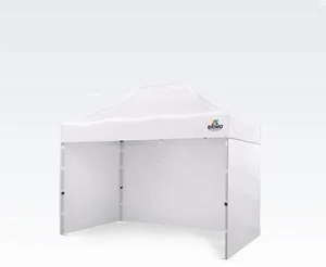BRIMO Party Stan 2x3m s třemi bočními stěnami, bílý, ocelová konstrukce