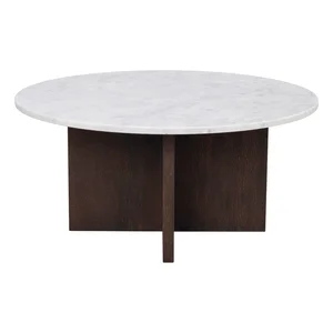 Brooksville Mramorový konferenční stolek 90x90 cm