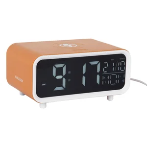 Budík Chunky LED s bezdrátovou nabíječkou – Karlsson