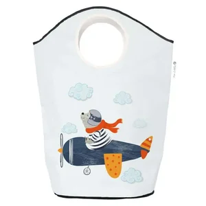 Butter Kings Koš na prádlo a hračky Best Friends – Pilot Bear (80 l)