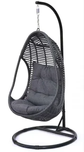 CALI závěsné křeslo antracit