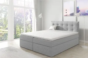Čalouněná boxspringová postel IVANA 1 160x200 se zdarma topperem