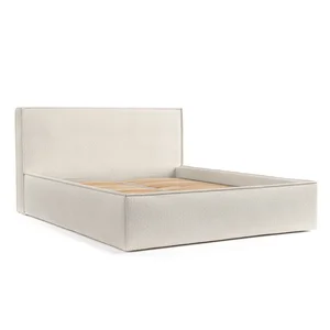 Čalouněná dvoulůžková postel s úložným prostorem 180x200 cm Lounge L