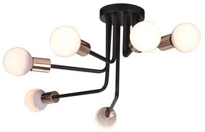 Candellux Spill 6-žárovkový přisazený lustr