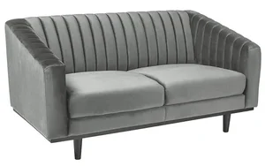 Casarredo ASPREY Velvet – dvojkřeslo šedé