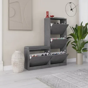 Casarredo Botník Dude se sedákem – šedý
