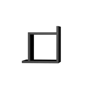 Casarredo BYBLOS – nástěnná police, antracit