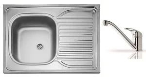 Casarredo Celoplošný dřez s baterií Eco (set)