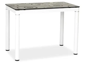 Casarredo DAMAR – jídelní stůl černo-bílý pro 4 osoby