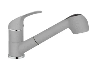 Casarredo FIDO výsuvná dřezová baterie šedá