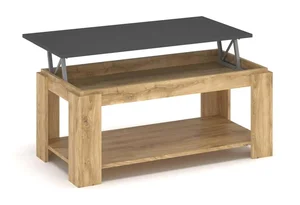 Casarredo GERIT Rozkládací konferenční stolek, dub Minerva/šedá