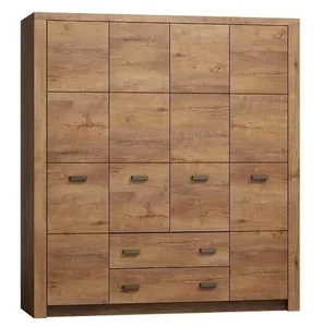 Casarredo INDIANAPOLIS I-18 šatní skříň 4 dveře, jasan světlý