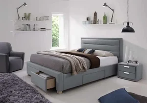 Casarredo INES postel 160×200 šedá