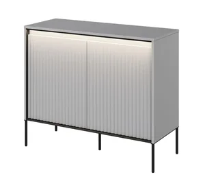 Casarredo IPOLIS 2D komoda se LED, šedá