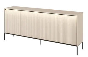 Casarredo IPOLIS 4D nízká komoda s LED, písková