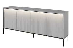 Casarredo IPOLIS 4D nízká komoda s LED – šedá