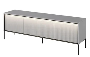 Casarredo IPOLIS Televizní stolek 4D s LED 167 – šedá