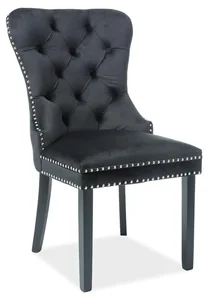 Casarredo Jídelní židle AUGUST Velvet černá