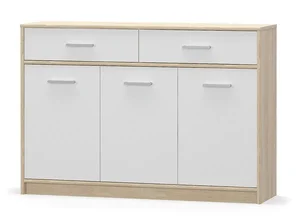 Casarredo Komoda 3D2S TIPS dub sonoma a bílá mat