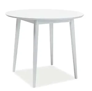 Casarredo Kulový jídelní stůl LARSON 90x90 cm bílý