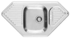 Casarredo MEDUSA CORNER 1B2D vestavný nerezový dřez