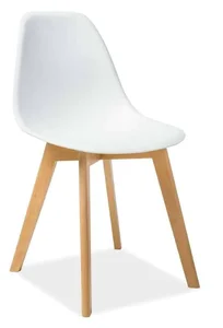 Casarredo MORIS Jídelní židle bílá/buk