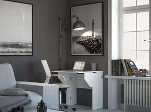 Casarredo NARBA – rozkládací pracovní stůl, bílá mat