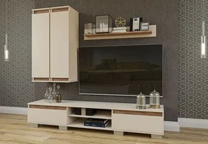 Casarredo OHIO Obývací stěna satin/dub kraft tabaco