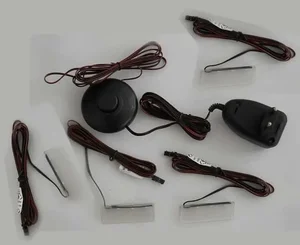 Casarredo Osvětlení vitríny na 4 police – modré