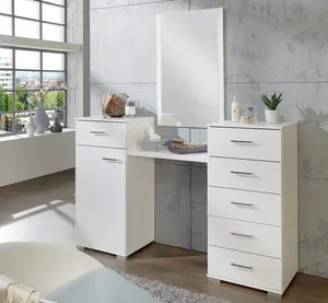 Casarredo PAMELA 310 – Toaletní stolek se zrcadlem, alpská bílá