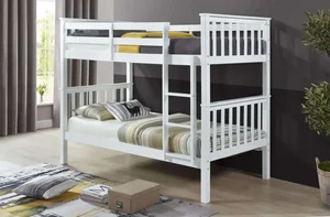 Casarredo Patrová Postel TWINS 90x200 cm Bílá