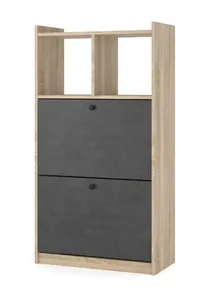 Casarredo PIZZO: výklopný botník dub sonoma